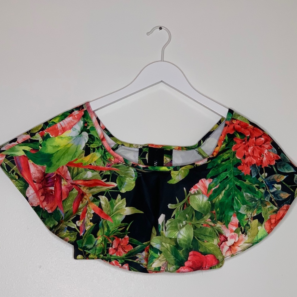 Floral crop Top